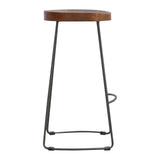 Industrial Chunky Bar Stool - Artisan Furniture - Flyclothing LLC