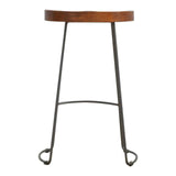 Industrial Chunky Bar Stool - Artisan Furniture - Flyclothing LLC