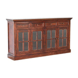 Large Cherry Glazed Sideboard - Artisan Furniture - Flyclothing LLC