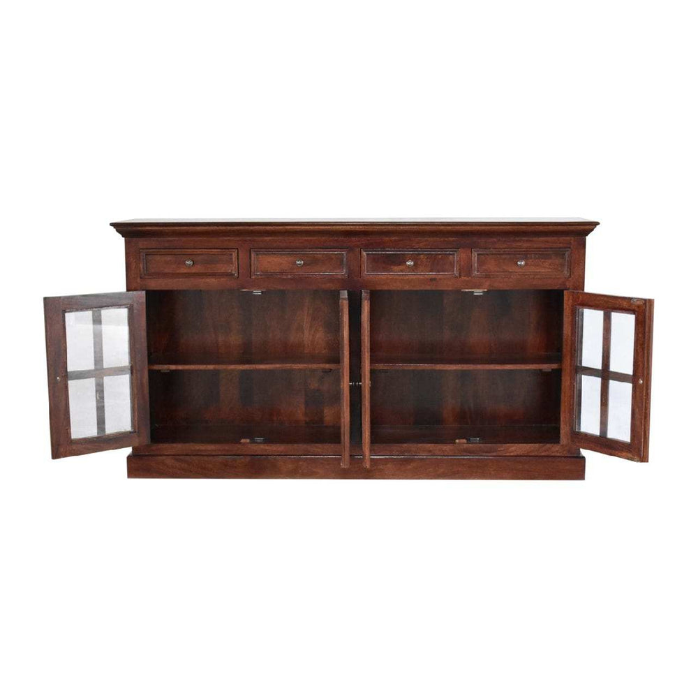 Large Cherry Glazed Sideboard - Artisan Furniture - Flyclothing LLC