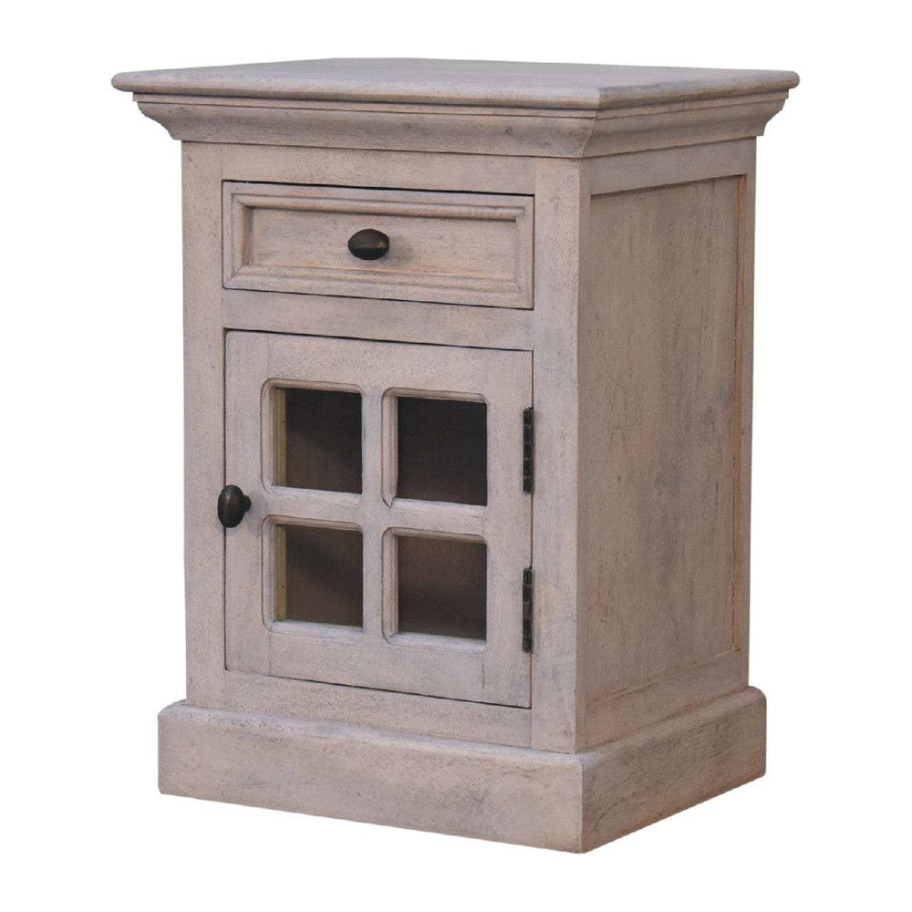 Glazed Stone Bedside - Artisan Furniture - Flyclothing LLC