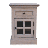 Glazed Stone Bedside - Artisan Furniture - Flyclothing LLC