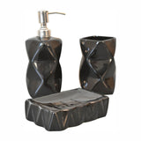 Sindri Black Bathroom Set of 3 - Artisan Furniture - Flyclothing LLC