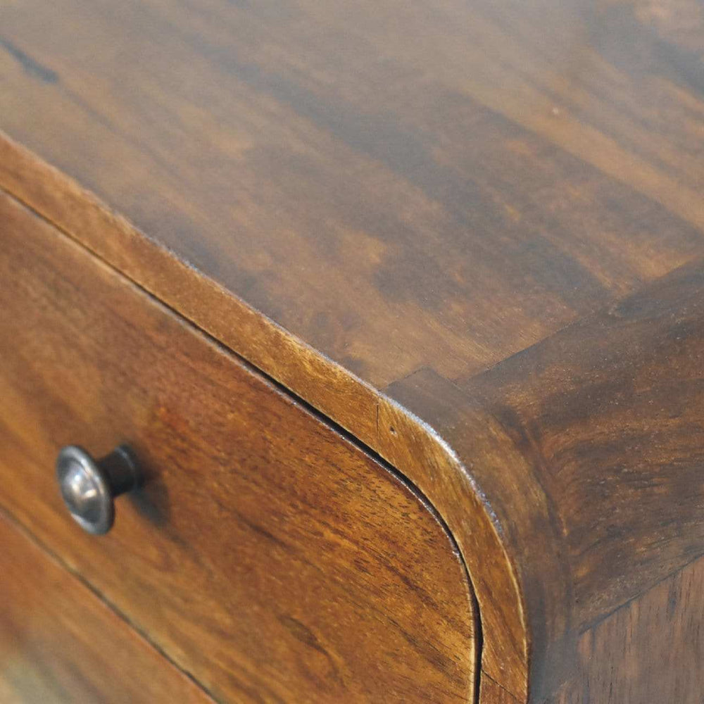 Floating Mini Chestnut Bedside - Artisan Furniture - Flyclothing LLC