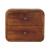 Floating Mini Chestnut Bedside - Artisan Furniture - Flyclothing LLC