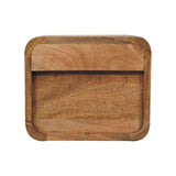 Mini Curve Oak-ish Floating Bedside - Artisan Furniture - Flyclothing LLC