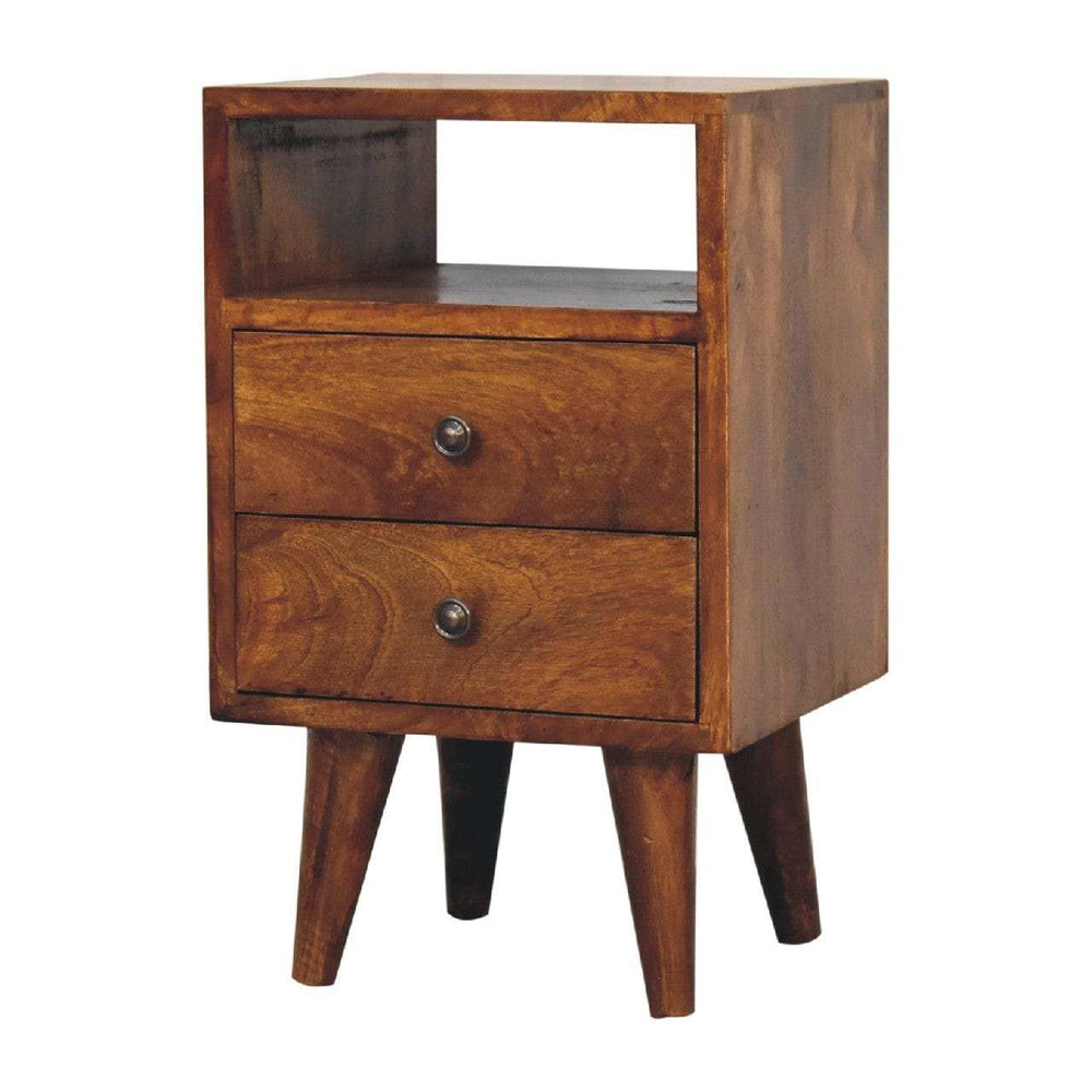 Mini Classic Chestnut Bedside - Artisan Furniture - Flyclothing LLC