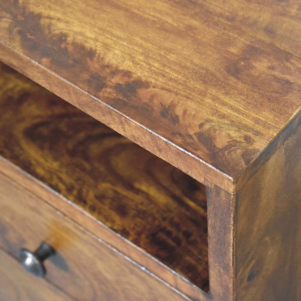 Mini Classic Chestnut Bedside - Artisan Furniture - Flyclothing LLC