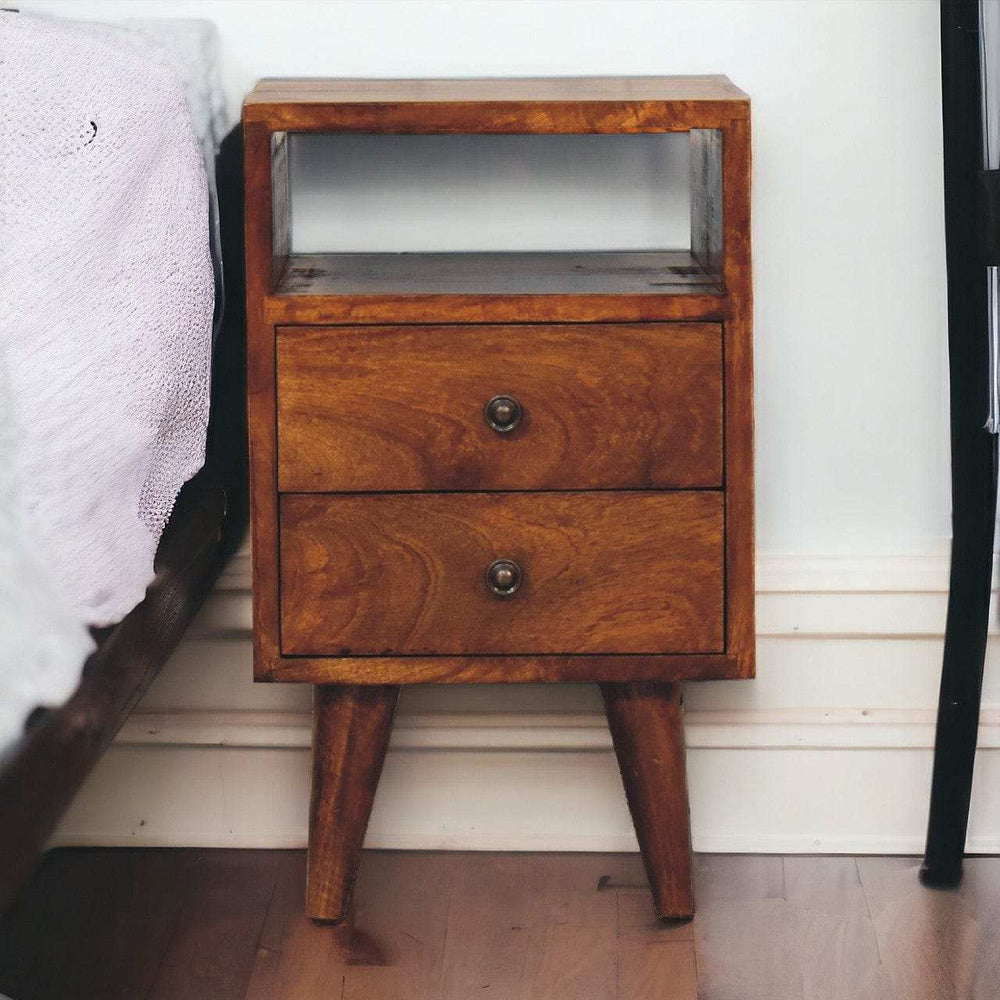 Mini Classic Chestnut Bedside - Artisan Furniture - Flyclothing LLC