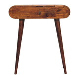 Mini Round Chestnut Fold Vanity - Artisan Furniture - Flyclothing LLC