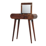 Mini Round Chestnut Fold Vanity - Artisan Furniture - Flyclothing LLC