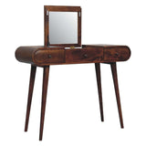 Chestnut Mirror Dressing Table - Artisan Furniture - Flyclothing LLC