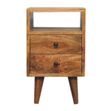 Mini Oak-ish Classic Open Bedside - Artisan Furniture - Flyclothing LLC