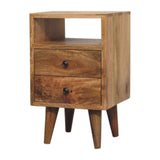Mini Oak-ish Classic Open Bedside - Artisan Furniture - Flyclothing LLC