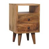 Mini Oak-ish Classic Open Bedside - Artisan Furniture - Flyclothing LLC