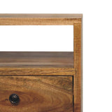 Mini Oak-ish Classic Open Bedside - Artisan Furniture - Flyclothing LLC
