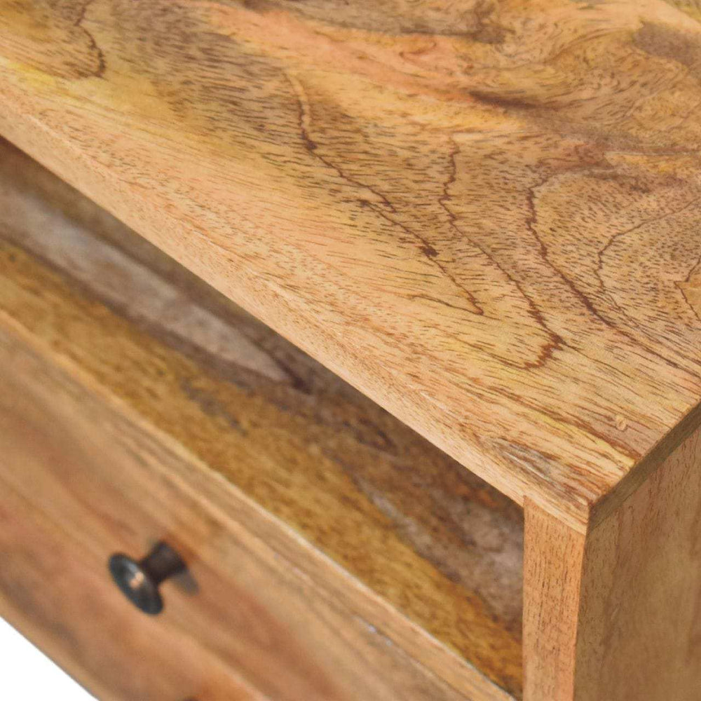 Mini Oak-ish Classic Open Bedside - Artisan Furniture - Flyclothing LLC