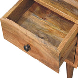 Mini Oak-ish Classic Open Bedside - Artisan Furniture - Flyclothing LLC