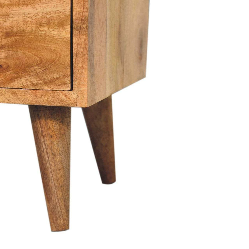Mini Oak-ish Classic Open Bedside - Artisan Furniture - Flyclothing LLC