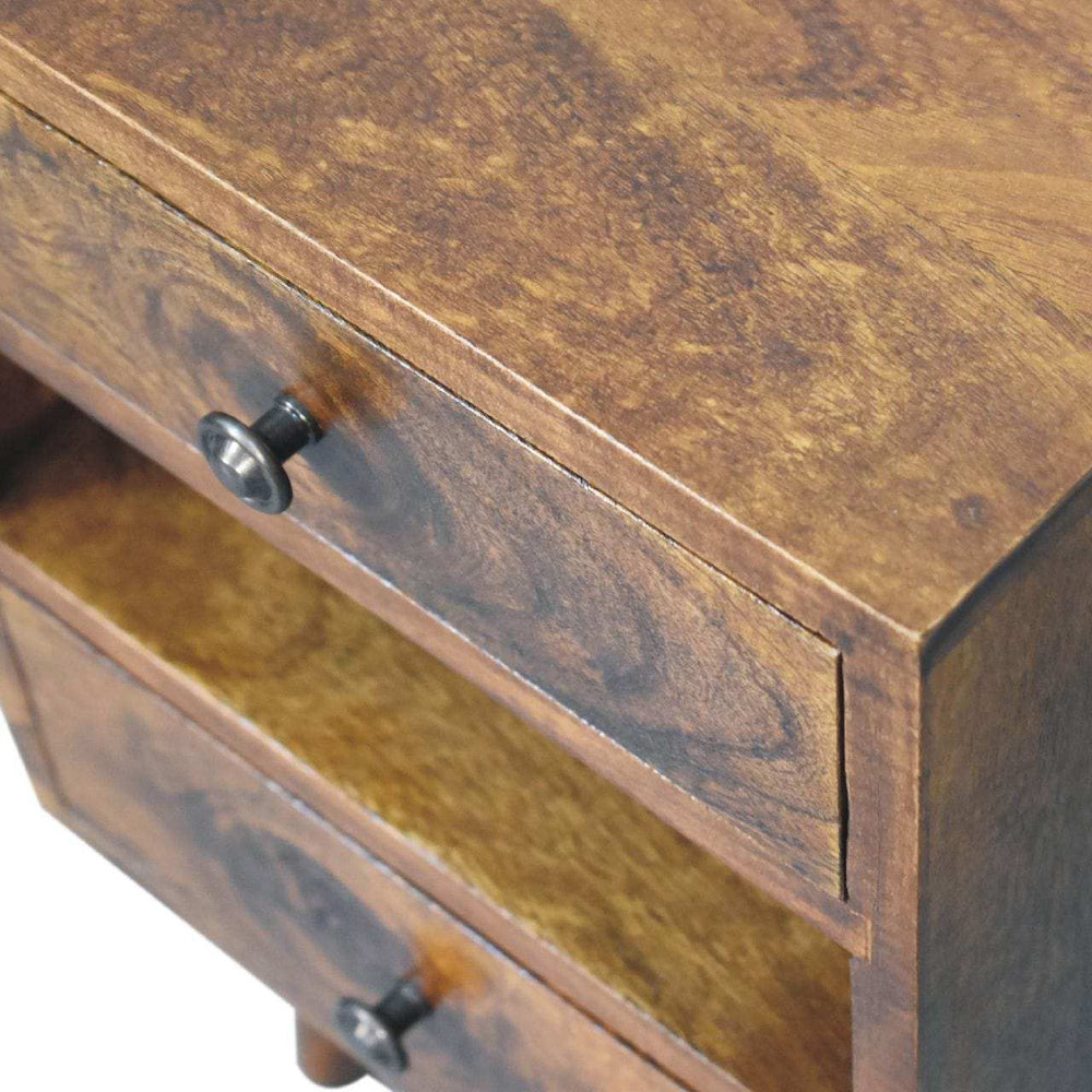 Mini Classic Multi Chestnut Bedside - Artisan Furniture - Flyclothing LLC