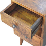 Mini Classic Multi Chestnut Bedside - Artisan Furniture - Flyclothing LLC