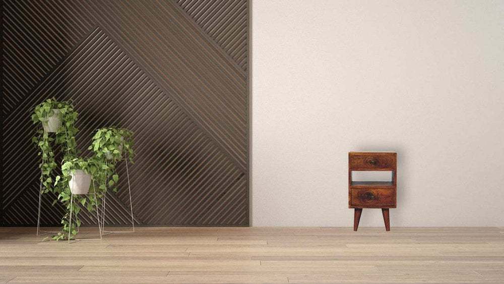 Mini Classic Multi Chestnut Bedside - Artisan Furniture - Flyclothing LLC