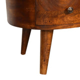 Mini Chesnut Wave Coffee Table - Artisan Furniture - Flyclothing LLC