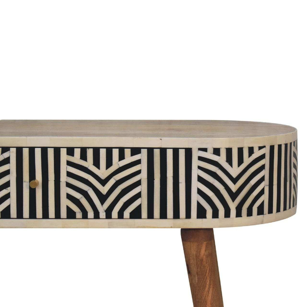 Edessa Bone Inlay Console Table - Artisan Furniture - Flyclothing LLC