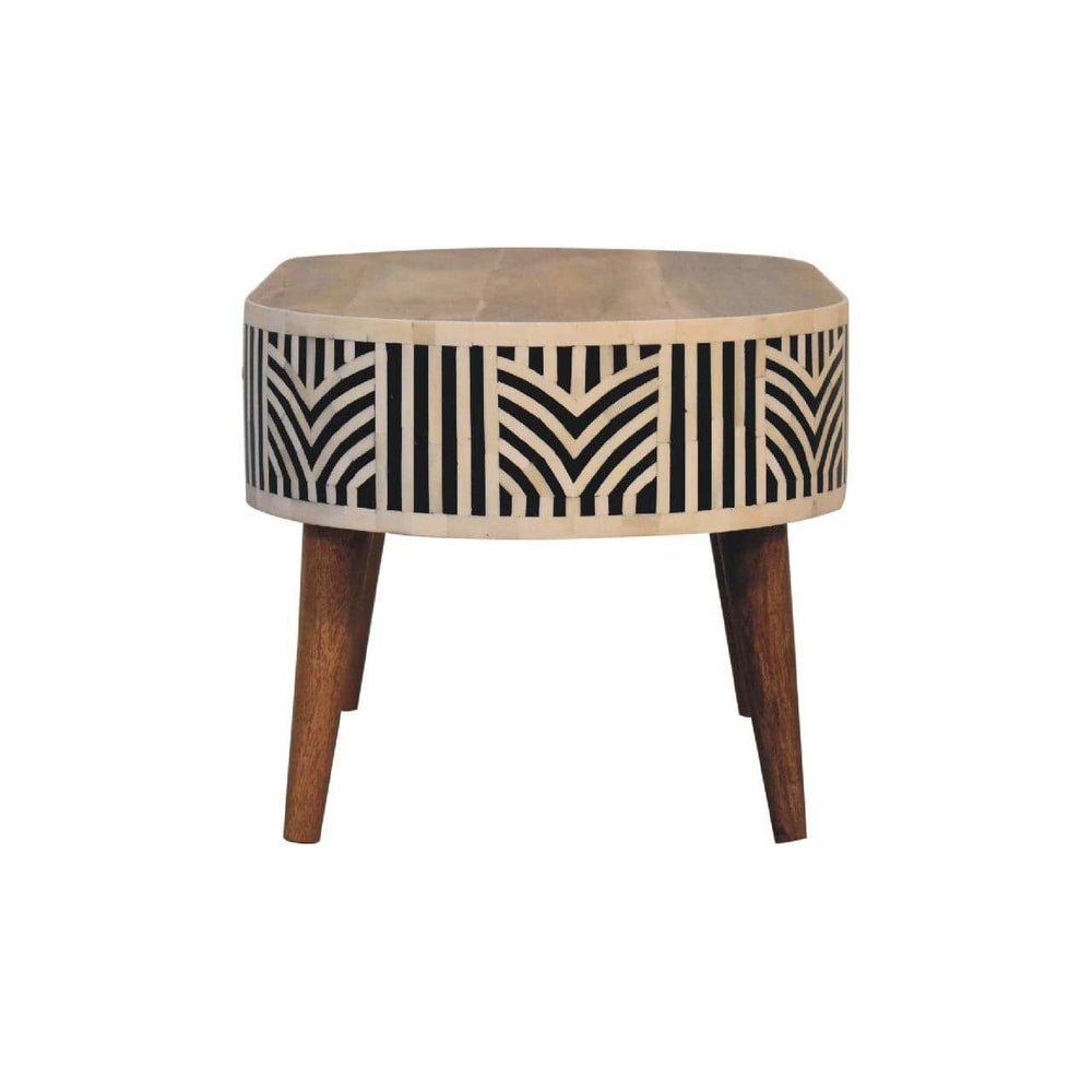 Edessa Bone Inlay Coffee Table - Artisan Furniture - Flyclothing LLC