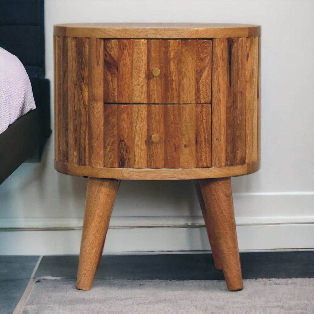 Stripe Nightstand - Artisan Furniture - Flyclothing LLC