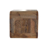 Oak-ish Floating Open Curve Bedside - Artisan Furniture - Flyclothing LLC