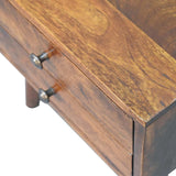 Mini Chestnut Modern Bedside - Artisan Furniture - Flyclothing LLC