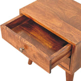 Mini Chestnut Modern Bedside - Artisan Furniture - Flyclothing LLC