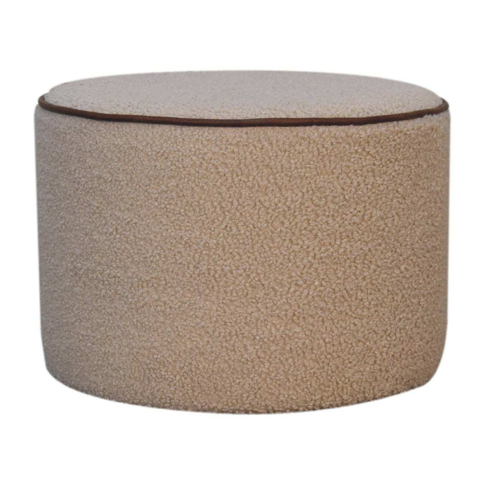 Serenity Large Round Footstool - Artisan Furniture - Flyclothing LLC