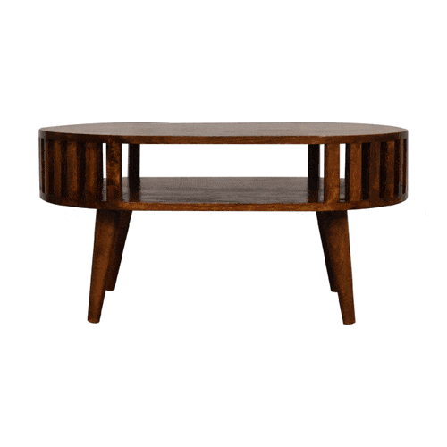Ariella Chestnut Coffee Table - Artisan Furniture - Flyclothing LLC