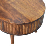 Stripe Chestnut Coffee Table - Artisan Furniture - Flyclothing LLC