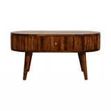 Stripe Chestnut Coffee Table - Artisan Furniture - Flyclothing LLC