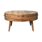 Odyssey Oak-ish Coffee Table - Artisan Furniture - Flyclothing LLC
