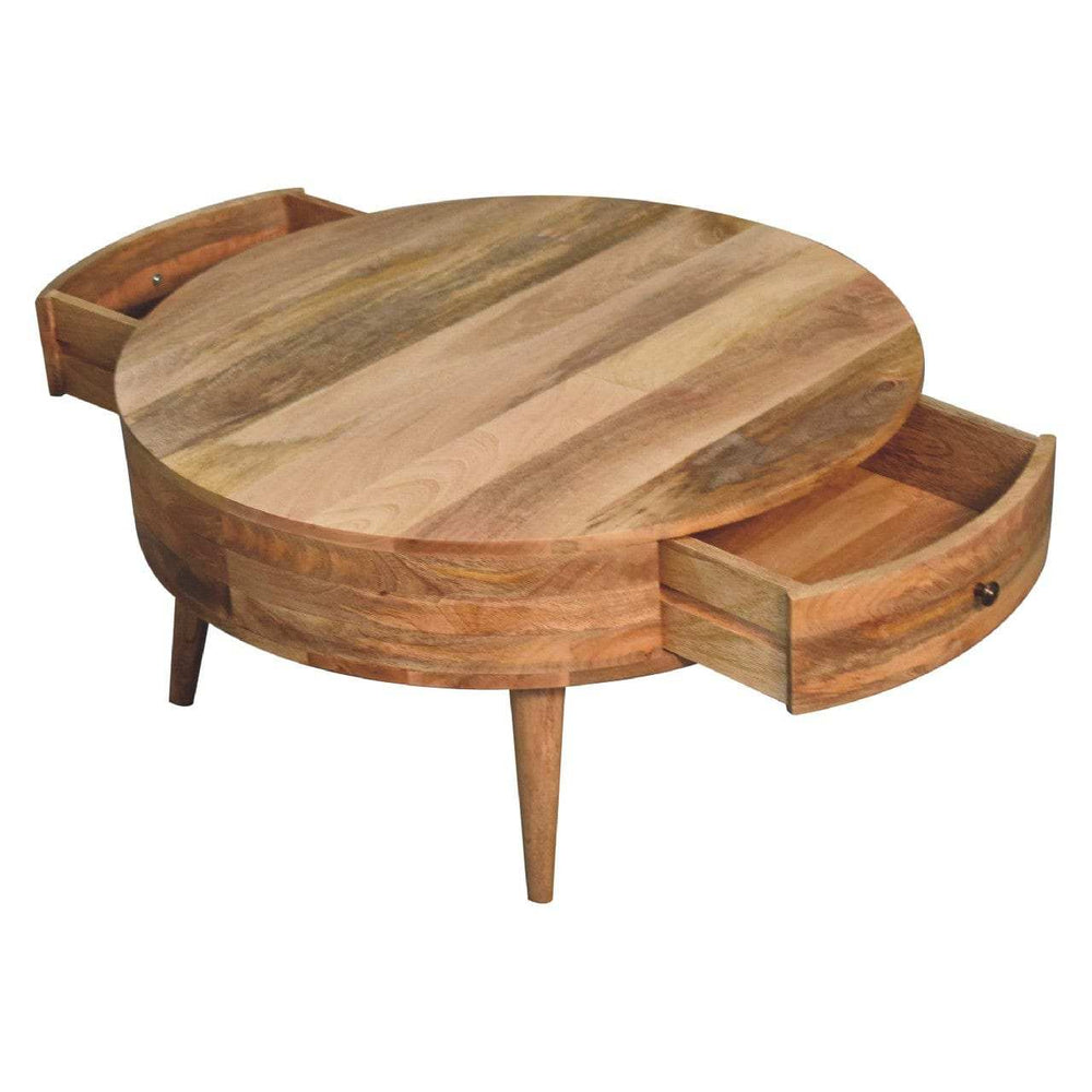 Odyssey Oak-ish Coffee Table - Artisan Furniture - Flyclothing LLC