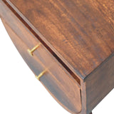 Split Chestnut Bedside - Artisan Furniture - Flyclothing LLC