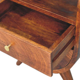Split Chestnut Bedside - Artisan Furniture - Flyclothing LLC