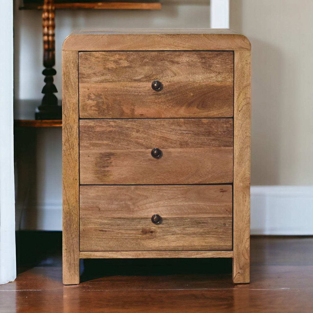 Oak-ish Naya Bedside - Artisan Furniture - Flyclothing LLC