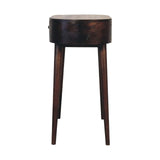 Light Walnut Curved Edge Console Table - Artisan Furniture - Flyclothing LLC