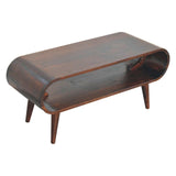 Amaya Light Walnut Coffee Table - Artisan Furniture - Flyclothing LLC