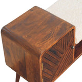 Artisan Furniture Boucle Carved Chestnut Telephone Table - Artisan Furniture - Flyclothing LLC