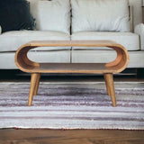 Open Oak-ish Coffee Table - Artisan Furniture - Flyclothing LLC