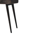 Curved Oak-ish Console Table - Artisan Furniture - Flyclothing LLC