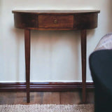 Backless Mounted Chestnut Console - Artisan Furniture - Flyclothing LLC