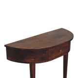 Backless Mounted Chestnut Console - Artisan Furniture - Flyclothing LLC
