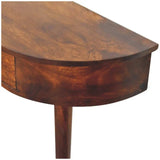 Backless Mounted Chestnut Console - Artisan Furniture - Flyclothing LLC